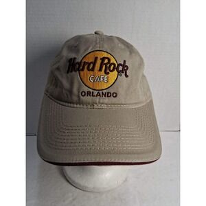 Hard Rock Cafe Orlando Baseball Cap Tan Adjustable "All Is One"
